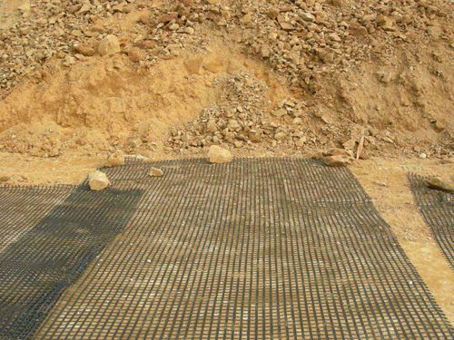 河北某地復合排水網覆蓋現(xiàn)場